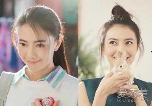 明星网红马尾辫照片女,网红明星的时尚演绎