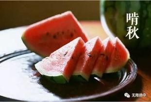 今日立秋啃瓜,传统习俗中的健康智慧