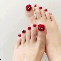 明星网红脚趾甲款式,明星同款引领指尖时尚风潮