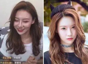 中国明星网红对比照图,揭秘颜值与时间的较量