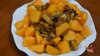 哈密瓜炒黑肉可以吃吗,美味与营养的完美结合