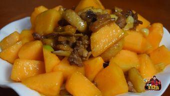 哈密瓜炒黑肉可以吃吗,美味与营养的完美结合